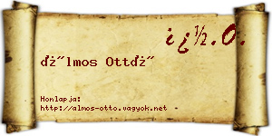 Álmos Ottó névjegykártya